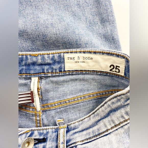 Rag n Bone Nina High Rise Ankle Cigarette Jeans 25 - Picture 7 of 7